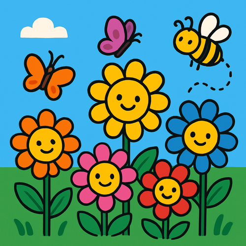 Magical Garden Bloom - DIY Painting By Numbers Kit