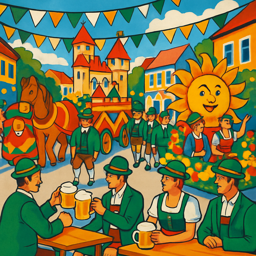 Hanover Schützenfest - Germany - DIY Painting By Numbers Kit