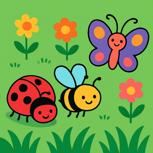 Incredible Insects Safari - DIY Painting By Numbers Kit