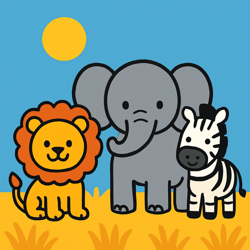 Wild Safari Journey - DIY Painting By Numbers Kit