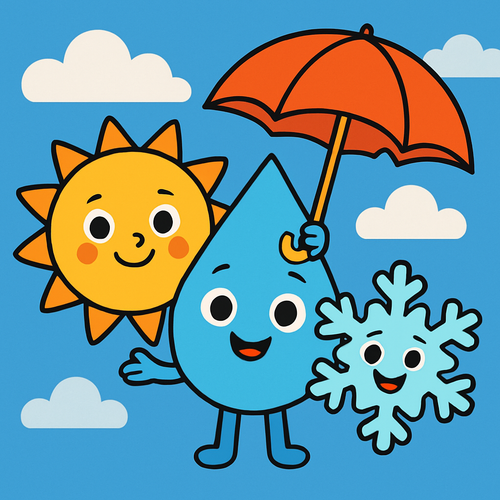 Happy Weather Wonders - DIY Painting By Numbers Kit