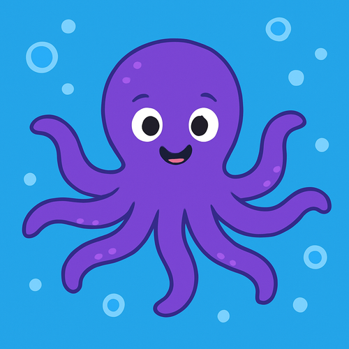 Oceanic Octopus - DIY Painting By Numbers Kit