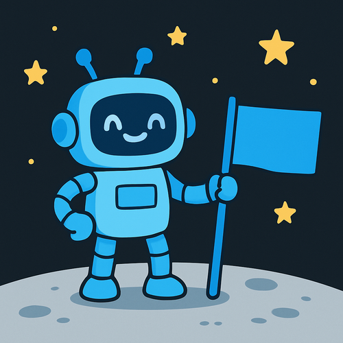 Space Explorer Robot - DIY Painting By Numbers Kit