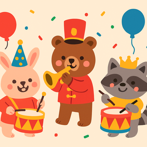 Enchanted Animal Parade - DIY Painting By Numbers Kit