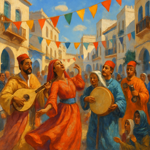 Tangier Festival of Mediterranean Culture - Morocco - DIY Painting By Numbers Kit