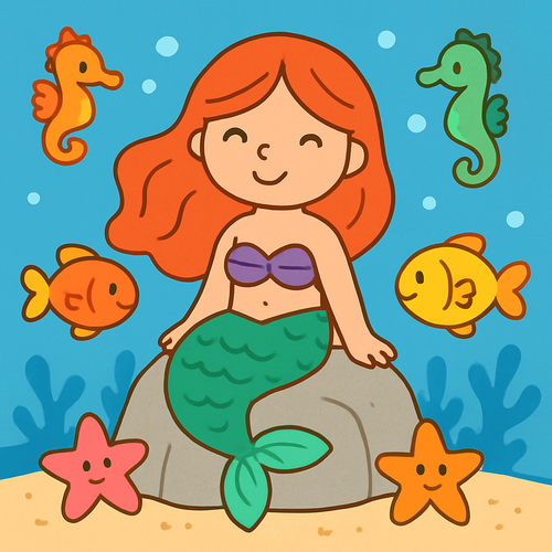 Magical Sea Kingdom - DIY Painting By Numbers Kit