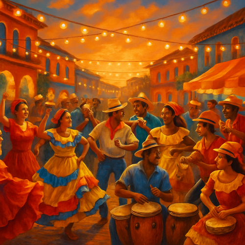 Pachanga Festival - Colombia - DIY Painting By Numbers Kit