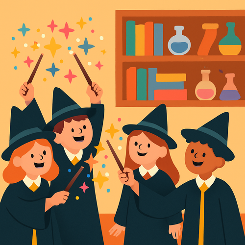Magical School Adventures - DIY Painting By Numbers Kit