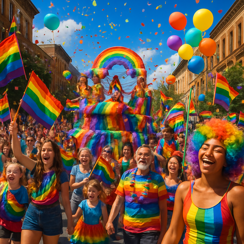 Pride Parade - USA - DIY Painting By Numbers Kit