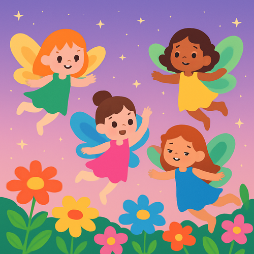 Dancing Fairy Festival - DIY Painting By Numbers Kit