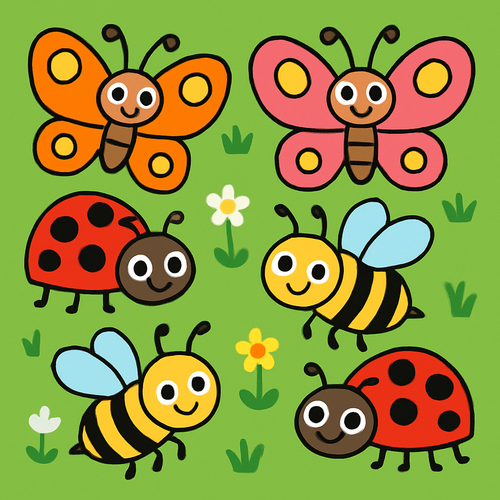 Exploring Insects World - DIY Painting By Numbers Kit