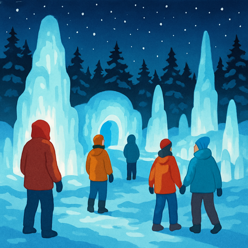 Snow and Ice Festival - Finland - DIY Painting By Numbers Kit