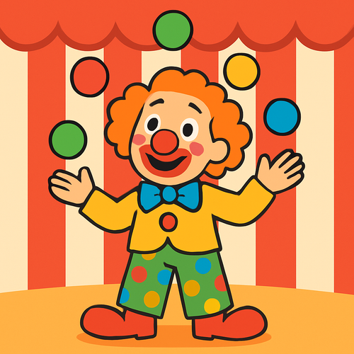 Happy Circus Fun Show - DIY Painting By Numbers Kit