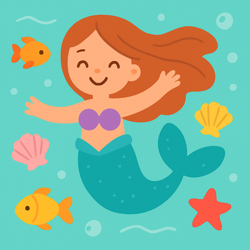 Mermaid Lagoon Fantasy - DIY Painting By Numbers Kit