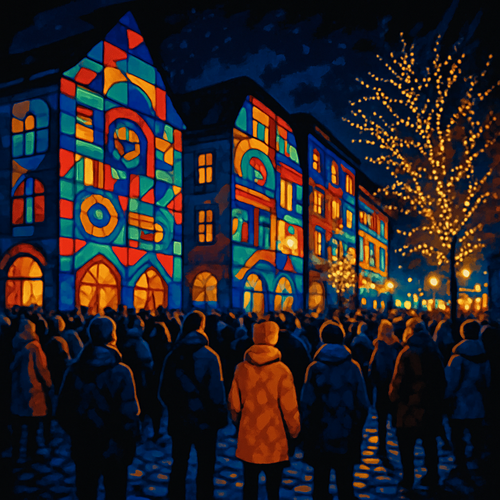 Festival of Lights Lyon - DIY Painting By Numbers Kit