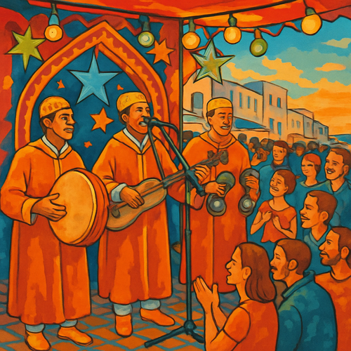 Essaouira Gnaoua Festival - DIY Painting By Numbers Kit