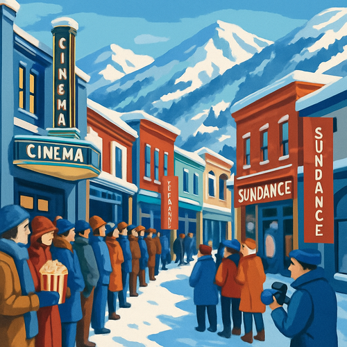Sundance Film Festival - Utah, USA - DIY Painting By Numbers Kit