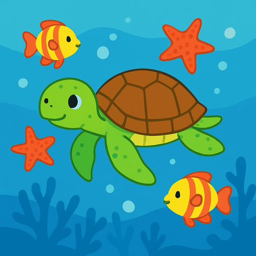 Ocean Safari Voyage - DIY Painting By Numbers Kit