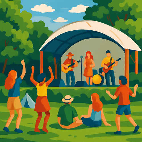 St. Gallen Open Air Festival - Switzerland - DIY Painting By Numbers Kit