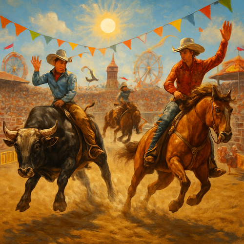 Calgary Stampede - Calgary Canada - DIY Painting By Numbers Kit