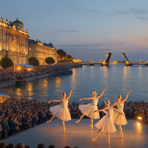 White Nights Festival - St Petersburg Russia - DIY Painting By Numbers Kit