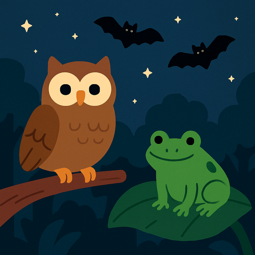 Jungle Safari Night - DIY Painting By Numbers Kit