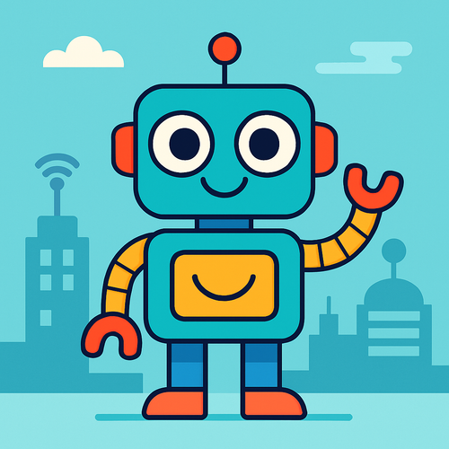 Friendly Robot Adventures - DIY Painting By Numbers Kit