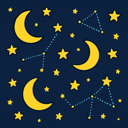 Twinkling Starry Night - DIY Painting By Numbers Kit