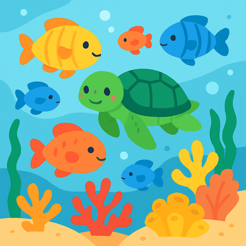 Mystic Underwater World - DIY Painting By Numbers Kit