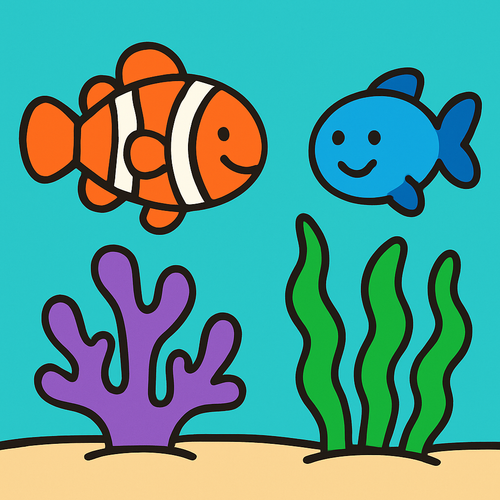 Ocean Reef Fiesta - DIY Painting By Numbers Kit