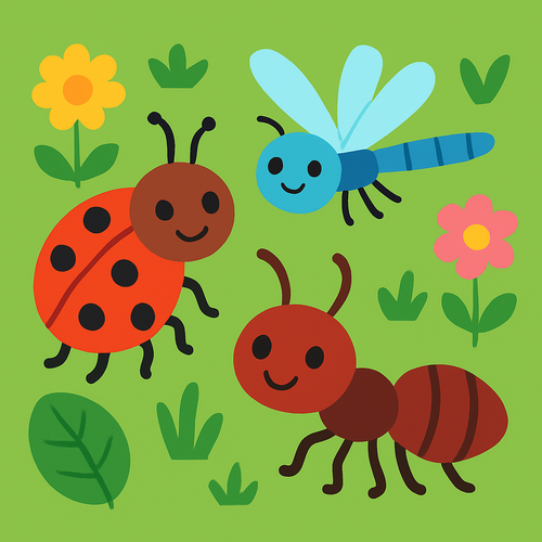 Fantastic Bug Safari - DIY Painting By Numbers Kit