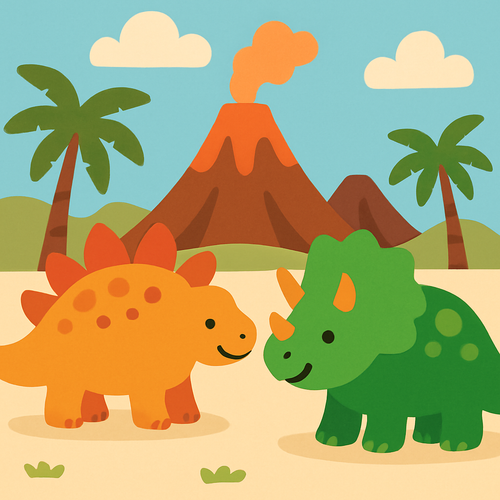 Mystery Dinosaur Discovery - DIY Painting By Numbers Kit