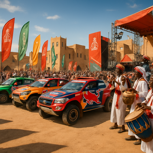 Dakar Rally Festival - Senegal - DIY Painting By Numbers Kit