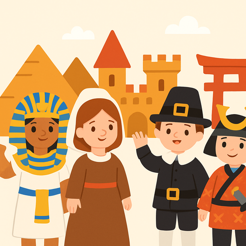 Time-Traveling Explorers - DIY Painting By Numbers Kit