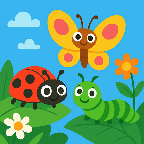 Garden Bug Safari - DIY Painting By Numbers Kit