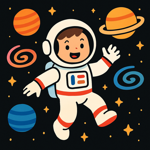 Cosmic Galaxy Explorer - DIY Painting By Numbers Kit