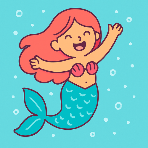 Dancing Mermaid - DIY Painting By Numbers Kit