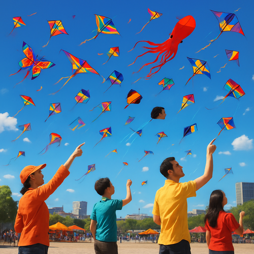 International Kite Festival - India - DIY Painting By Numbers Kit