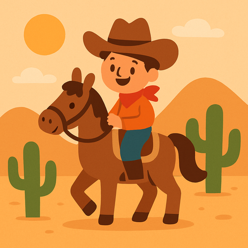 Wild West Adventures - DIY Painting By Numbers Kit