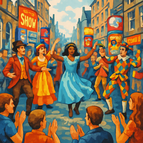 Edinburgh Fringe Festival - Scotland - DIY Painting By Numbers Kit