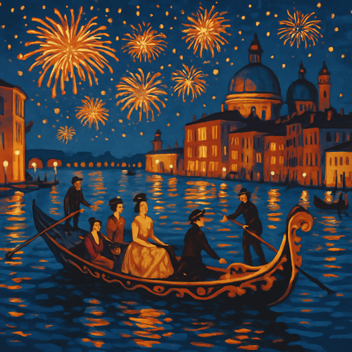Festa del Redentore - Italy - DIY Painting By Numbers Kit