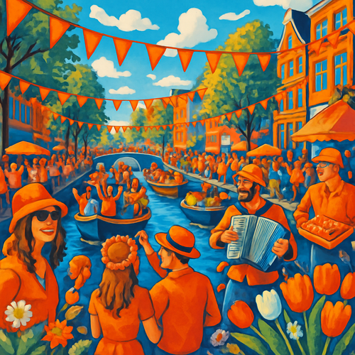 King's Day - Netherlands - DIY Painting By Numbers Kit