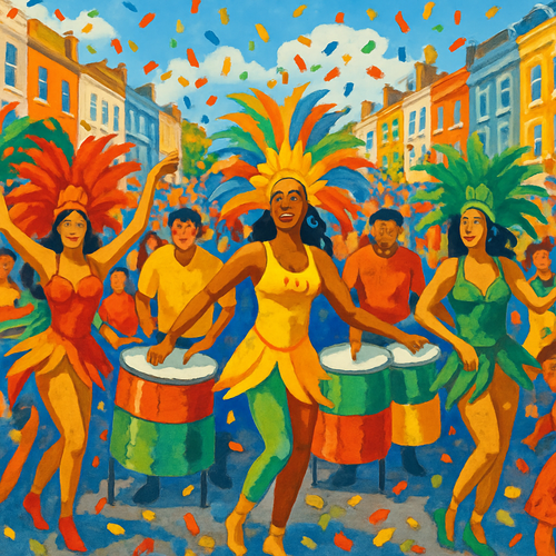 Notting Hill Carnival - United Kingdom - DIY Painting By Numbers Kit