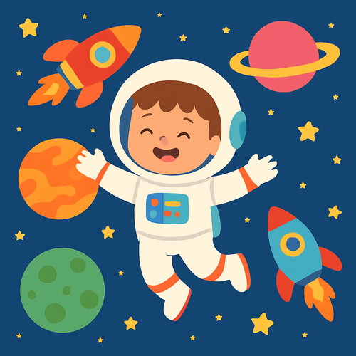 Space Mission - DIY Painting By Numbers Kit