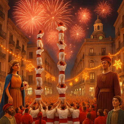 La Mercè Festival - Spain - DIY Painting By Numbers Kit