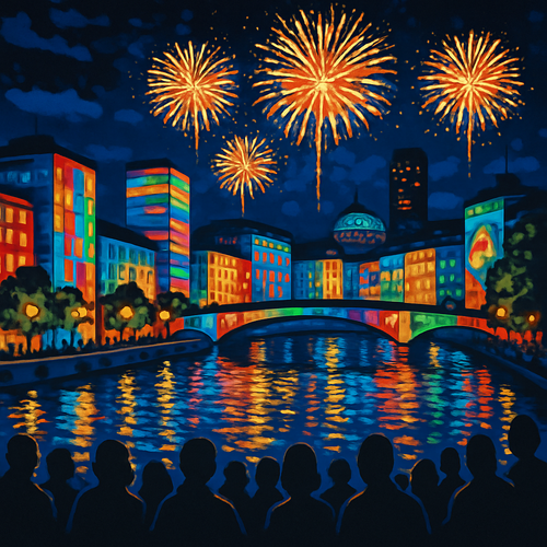 Brisbane Festival - Australia - DIY Painting By Numbers Kit