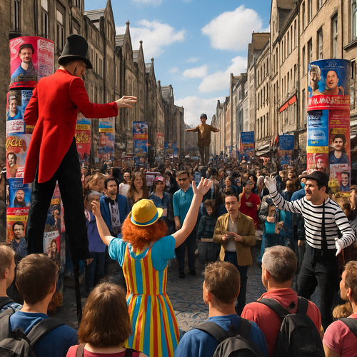 Edinburgh Festival Fringe - Scotland - DIY Painting By Numbers Kit