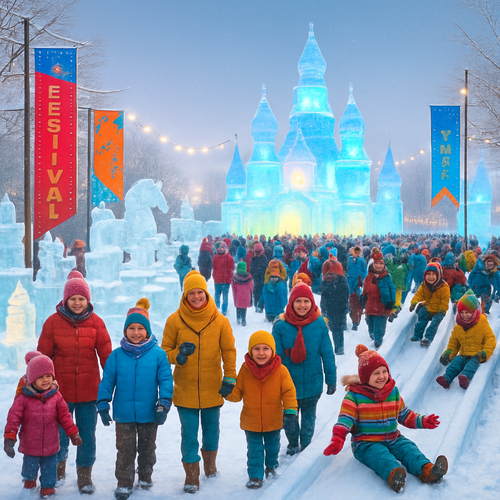 Carnaval de Quebec - Canada - DIY Painting By Numbers Kit