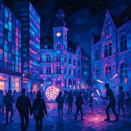 Singapore Night Festival - Singapore - DIY Painting By Numbers Kit