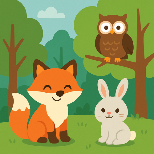 Mystical Forest Creatures - DIY Painting By Numbers Kit